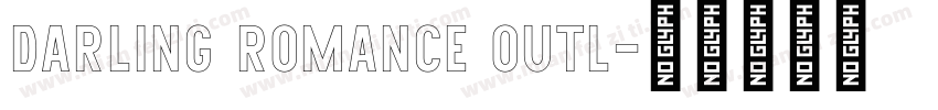 Darling Romance Outl字体转换